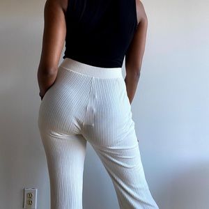 Zara Trafulac cullote beige pants